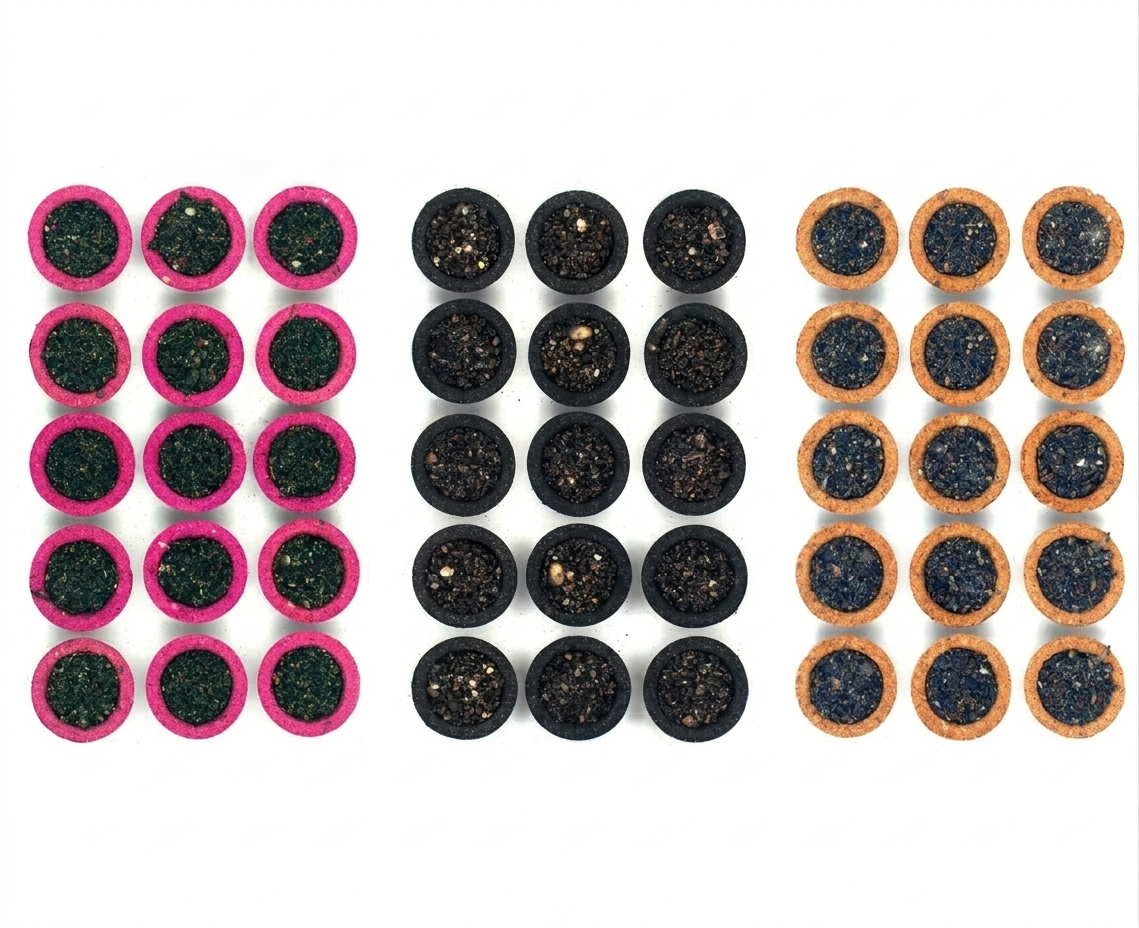 Sambrani Cups pack of 36 ( mix rose , chandan , premium black )