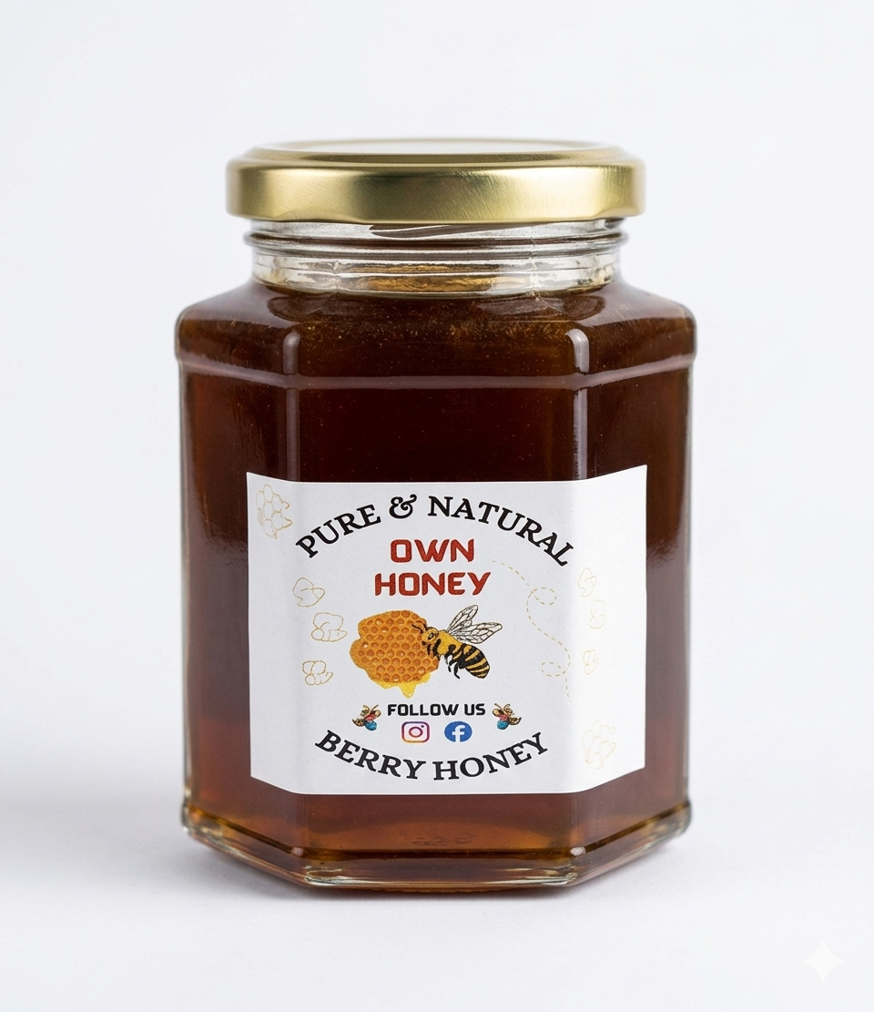 Berry / Sidr Raw Honey 250 Grams