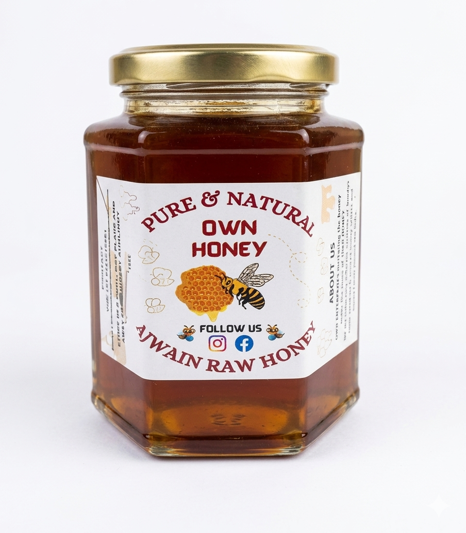 Ajwain Raw Honey 250 grams