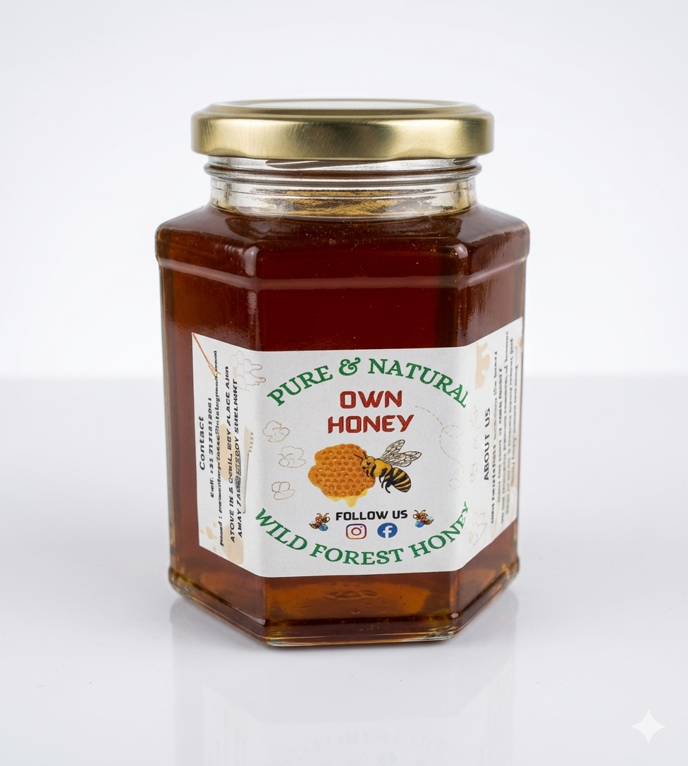 Wild Forest Raw Honey 250 Gram pack
