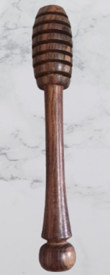 5.5 inch sheesham wooden handmade honey dippers