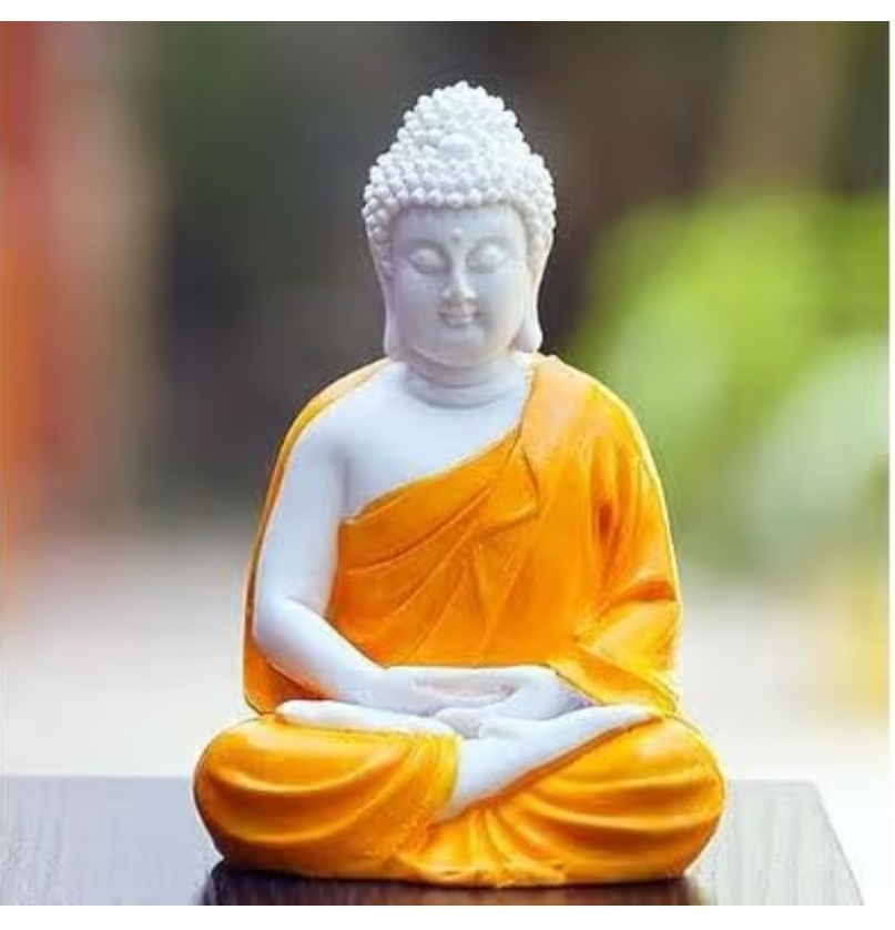 Yellow Meditation Budha